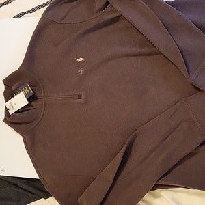 Men's XL Polo Ralph Lauren Half-Zip Long Sleeve French Rib Knit, NWT